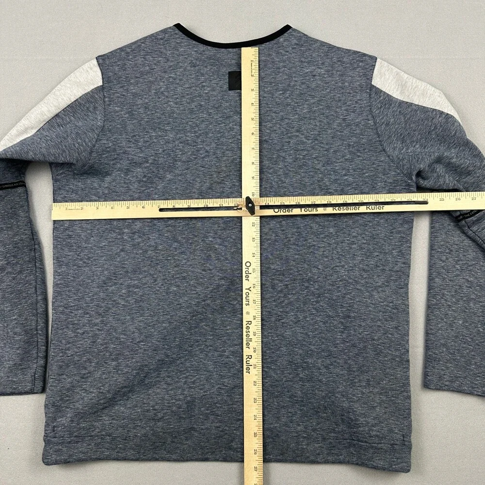 Adidas Jacket Men Extra Large Blue Full Zip Adicross Windbreaker Golf Bomber XL